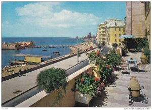 Sea-Front and Baths Pirgo, CIVITAVECCHIA, Lazio, Italy, 50-70's