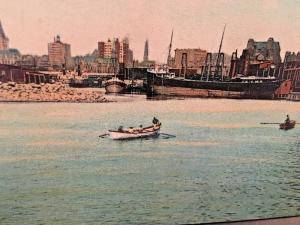 Postcard View from the Harbor, Buffalo, NY  1909    Y1