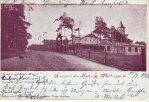 Harburg Gruss aus Harburger Waldungen 1900