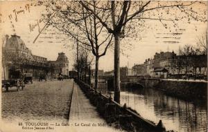 CPA TOULOUSE - La Gare - Le Canal du Midi (255901)