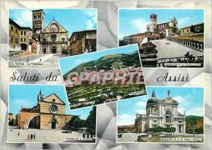 Postcard Modern Saluti da Assisi