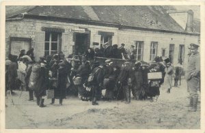 Departure of French residents from their home village german occupation ww1