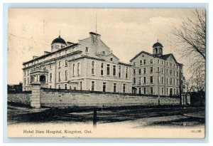c1905 Hotel Dien Hospital Kingston Ontario Canada Antique Postcard 