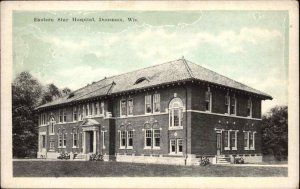 Dousman Wisconsin WI Eastern Star Hospital c1910 Vintage Postcard