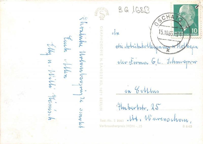 BG16853 bus gruss aus  riesa elbe  germany CPSM 14.5x9cm