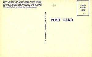 VA - Roanoke. Roanoke Public Library at Night