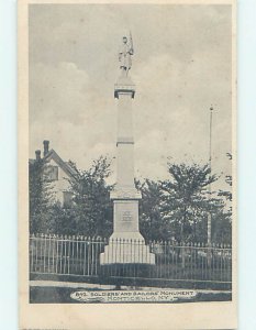 Pre-1907 MONUMENT SCENE Monticello In Catskills - Near Liberty NY AE8208