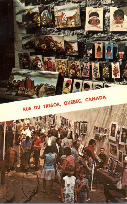 Rue Du Tresor Open Air Gallery - Quebec, Quebec, Canada