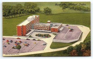 1950s FLEMINGTON NJ HUNTERDON MEDICAL CENTER UNPOSTED LINEN POSTCARD P4052