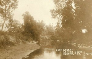 C.1910-20 RPPC Bean Creek, Morenci, Mich. Vintage Postcard P120