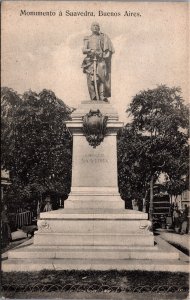 Argentina Monumento a Saavedra Buenos Aires Postcard C373
