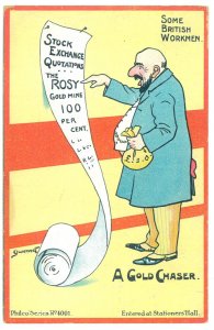 P5379 - JUDAICA, ANTISEMITIC POST CARD GREAT BRITAIN 1930’S