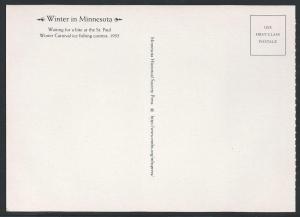 Winter in Minnesota Ice Fishing