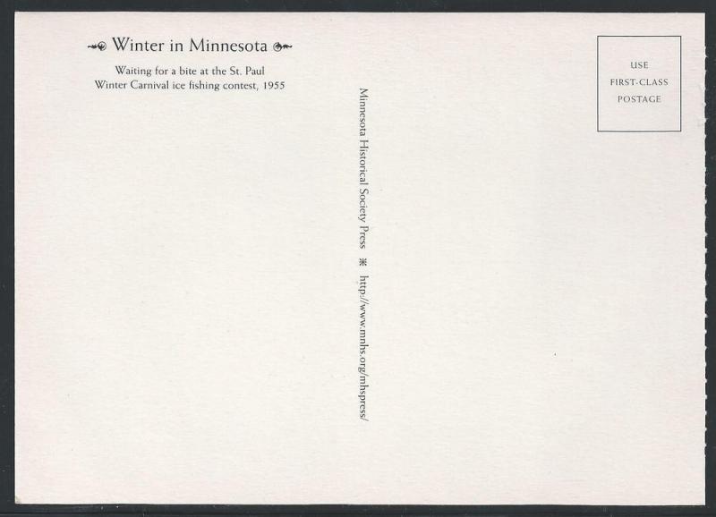 Winter in Minnesota Ice Fishing