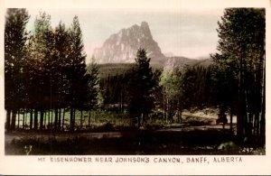 Canada Banff Mount Eisenhower Near Johnson's Canyon Photo