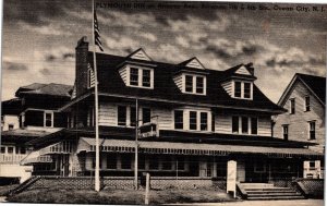 Postcard NJ Ocean City - Plymouth Inn on Atlantic Ave