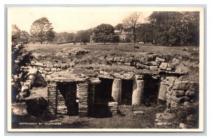 RPPC Roman Fort Hypoaust Cilurnum Walwick Northumberland England Postcard H21