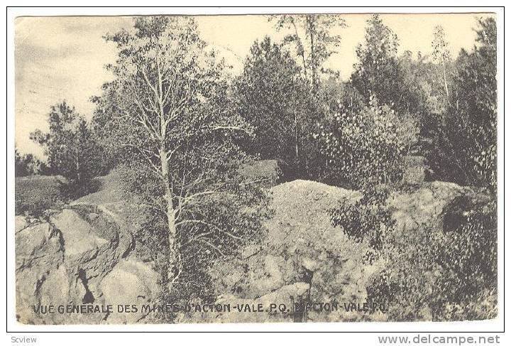 Vue Generales des Mines D'Acton - VALE , Quebec , Canada , PU-1910