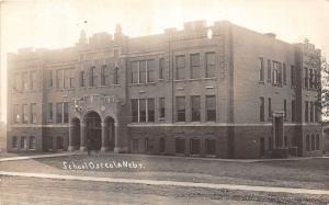 D41/ Osceola Nebraska Ne Real Photo RPPC Postcard c1920s School Building