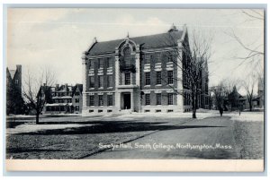 Northampton Massachusetts MA Postcard Seelye Hall Smith College Building c1905