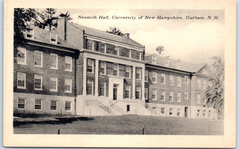 Postcard - Nesmith Hall, University of New Hampshire - Durham, New Hampshire