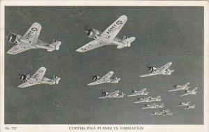 Curtiss P36A Planes In Formation