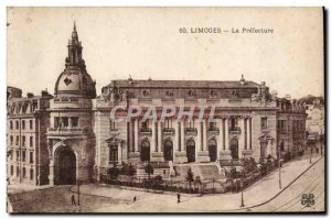 Old Postcard Limoges La Prefecture