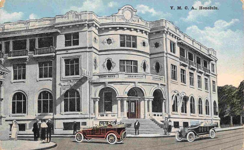 YMCA Building Honolulu Hawaii 1910c postcard