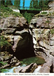 Maligne Canyon, Jasper National Park, Alberta, Canada postcard