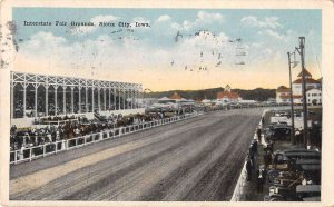 Sioux City Iowa Interstate Fair Grounds Vintage Postcard AA43348