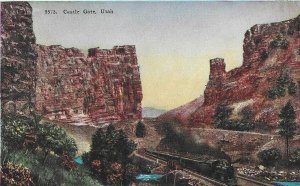 UTAH, 1900-1910s; Castle Gate, Price River Canon