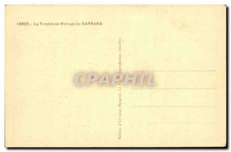 Postcard The Old Truyere at Dam Sarrans