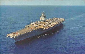 USS Enterprise Aircraft Carrier US Navy Ship postcard