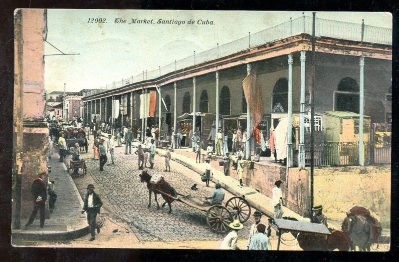 h3912 - SANTIAGO DE CUBA 1911 The Market