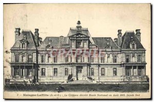 Old Postcard Maisons Laffitte S and O Chateau decreed National in August 1912...