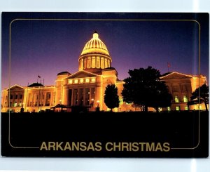 Postcard - Arkansas State Capitol, Arkansas Christmas - Little Rock, Arkansas