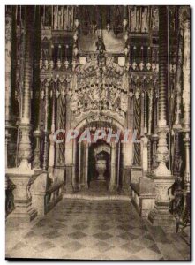 Israel - Jerusalem - Interior of & # 39Eglise Holy Sepulcher Old Postcard