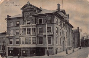 YOUNGSTOWN OHIO~ELK'S CLUB~1910 GIRARD OHIO POSTMARK POSTCARD