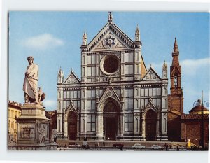 Postcard Basilica of S. Croce, Florence, Italy