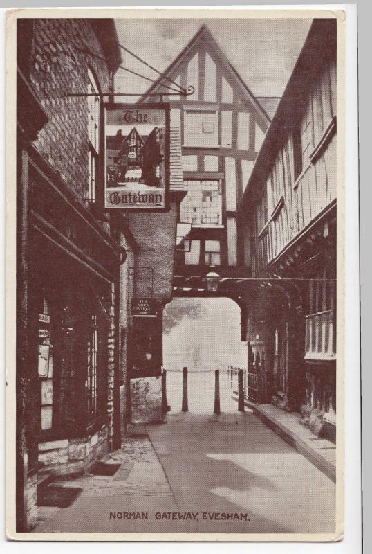 Worcestershire; Evesham, Norman Gateway PPC, Unposted, Ad For National Savings