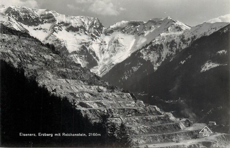 Austria Eisenerz photo postcard