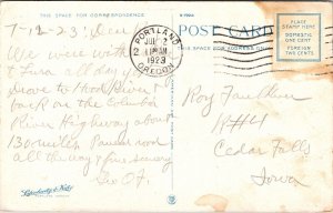 Mitchells Point Tunnel Columbia River Highway Oregon Or Portland 1923 Postcard 