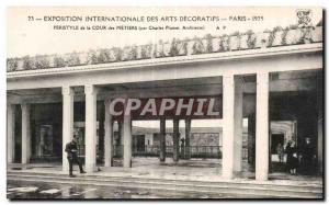 Old Postcard International Exhibition of Decorative Arts 1925 Paris Peristyle...