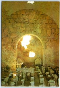 Postcard - The Bath-house - Masada, Israel