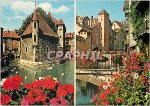 Modern Postcard 1060 Annecy old ornate palace of the island the square tower ...