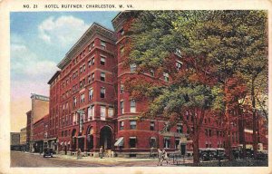 Hotel Ruffner Charleston West Virginia 1930s postcard