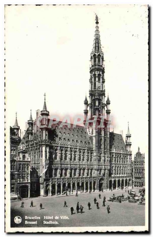 Belgie Belgium Brussels Postcard Old City Hall
