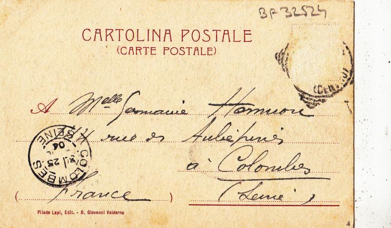 BF32524 pisa il campanile pendente   italy  front/back image