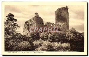 Old Postcard The Ruin From Landsberg Barr