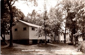 Real Photo Postcard Elmwood Resort in Richmond, Minnesota